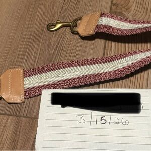 Meanwhile Back on the Farm Rose Italian Webbing Shoulder Strap